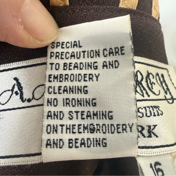 Vintage A. Audorcy Fine Ladies Suits New York Jacket Size 16 - Picture 13 of 14